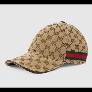 Original GG canvas baseball hat with Web